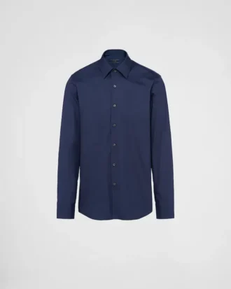 Camisa de algodón elástico