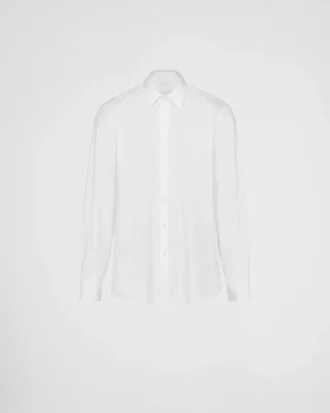 Camisa de algodón elástico
