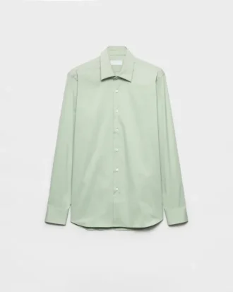 Camisa de algodón elástico