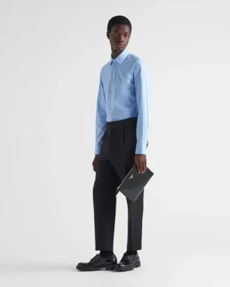 Camisa de algodón elástico