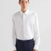 Camisa de algodón elástico Camisa de algodón elástico