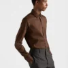Camisa de algodón elástico Camisa de algodón elástico