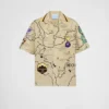 Camisa de algodón estampada Timecapsule Camisa de algodón estampada Timecapsule