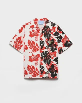 Camisa de algodón estampada Timecapsule