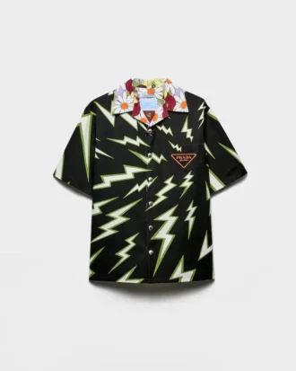 Camisa de algodón estampada Timecapsule