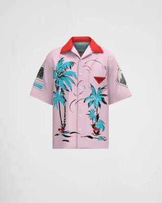 Camisa de algodón estampada Timecapsule