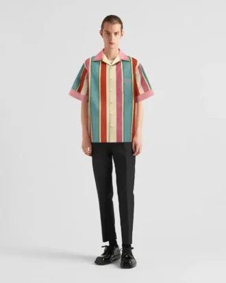 Camisa de algodón estampada Timecapsule