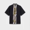 Camisa de algodón estampada Timecapsule con tachuelas