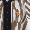 Camisa de algodón estampada Timecapsule con tachuelas