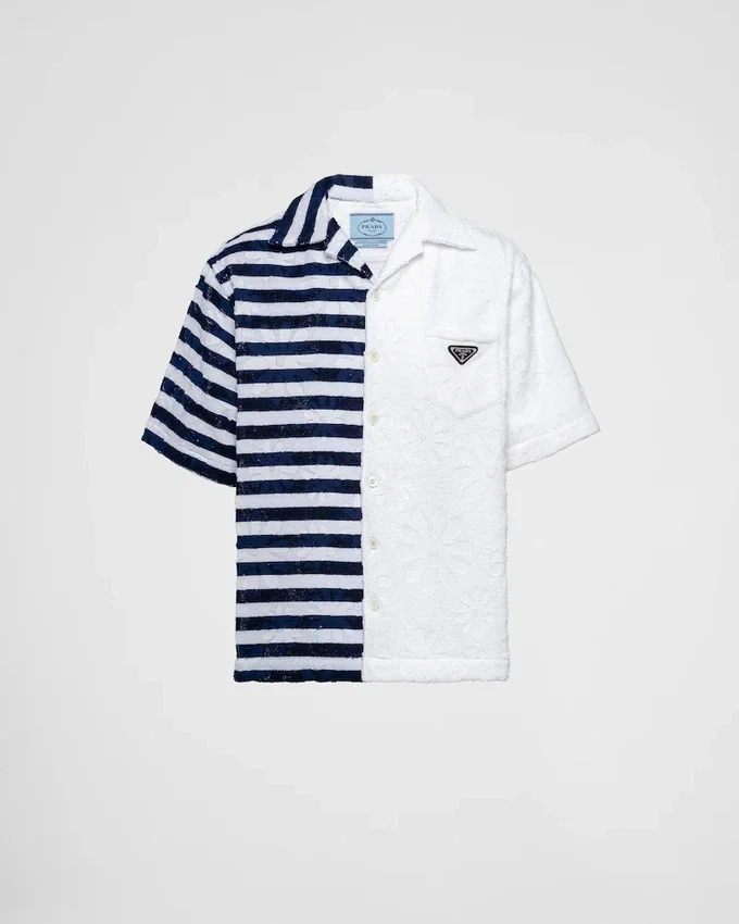 Camisa de algodón grueso de doble tejido Camisa de algodón grueso de doble tejido