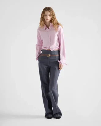Camisa de algodón Oxford