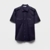 Camisa de chino de manga corta Camisa de chino de manga corta