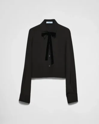 Camisa de crepé de China