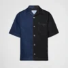Camisa de denim Double Match Camisa de denim Double Match