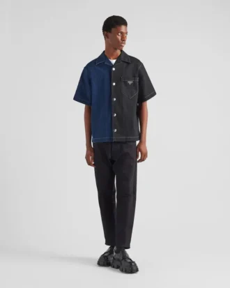 Camisa de denim Double Match
