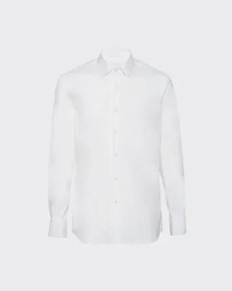 Camisa de esmoquin de popelín elástico