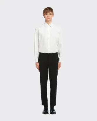 Camisa de esmoquin de popelín elástico