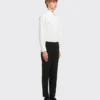 Camisa de esmoquin de popelín elástico Camisa de esmoquin de popelín elástico