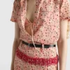 Camisa de georgette con estampado floral Camisa de georgette con estampado floral