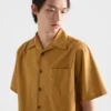 Camisa de golf con flecos de mezcla de algodón
