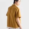 Camisa de golf con flecos de mezcla de algodón