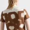 Camisa de lona estampada