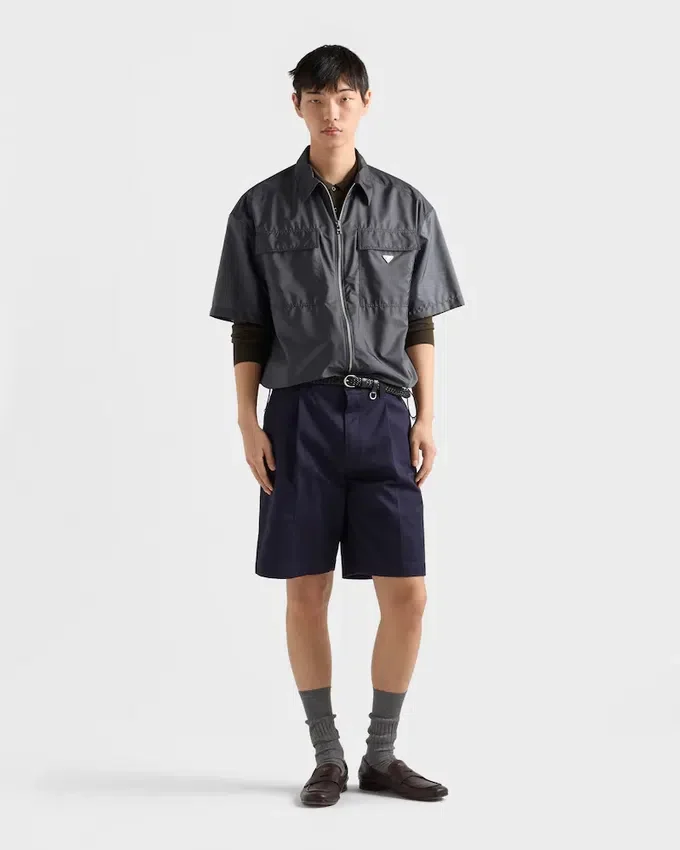 Camisa de manga corta de Re-Nylon ligero Camisa de manga corta de Re-Nylon ligero