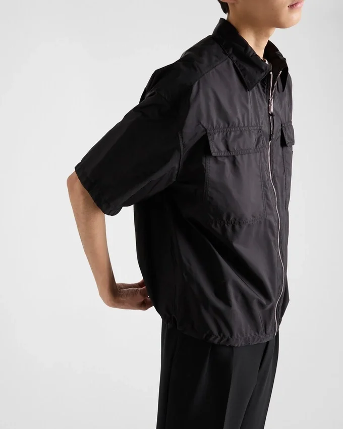 Camisa de manga corta de Re-Nylon ligero Camisa de manga corta de Re-Nylon ligero
