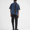Camisa de mezclilla a rayas Double Match Camisa de mezclilla a rayas Double Match