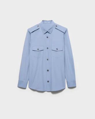 Camisa de popelín de algodón