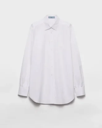 Camisa de popelín de algodón