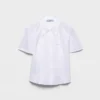 Camisa de popelín de manga corta Camisa de popelín de manga corta