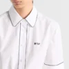 Camisa de popelín de manga corta Camisa de popelín de manga corta