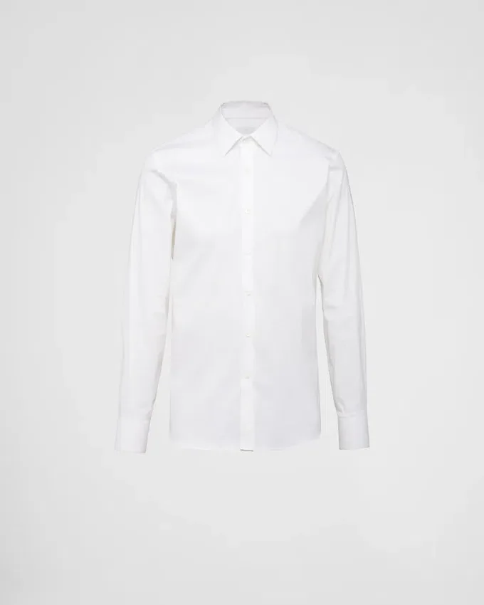 Camisa de popelín elástico Camisa de popelín elástico