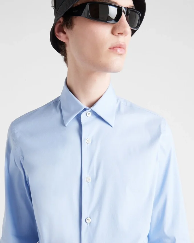 Camisa de popelín elástico Camisa de popelín elástico
