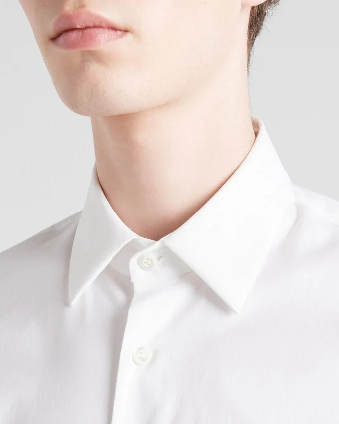 Camisa de popelín elástico Camisa de popelín elástico