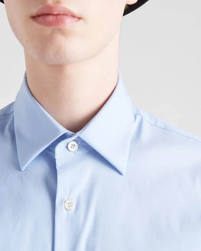 Camisa de popelín elástico Camisa de popelín elástico