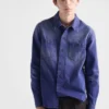 Camisa de sarga de algodón
