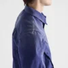 Camisa de sarga de algodón