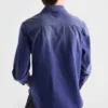 Camisa de sarga de algodón