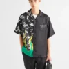 Camisa de sarga de seda Double Match