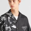 Camisa de sarga de seda Double Match