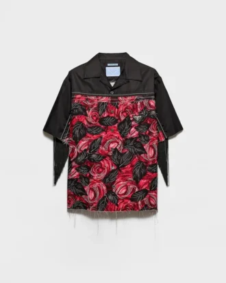 Camisa estampada Timecapsule con flecos Camisa estampada Timecapsule con flecos