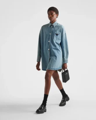 Camisa oversize de denim orgánico