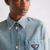 Camisa oversize de denim orgánico Camisa oversize de denim orgánico