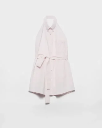 Camisa sin mangas de popelín Camisa sin mangas de popelín