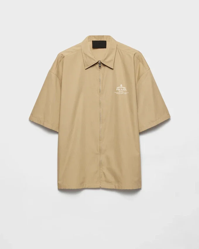 Camisa técnica de algodón de manga corta Camisa técnica de algodón de manga corta