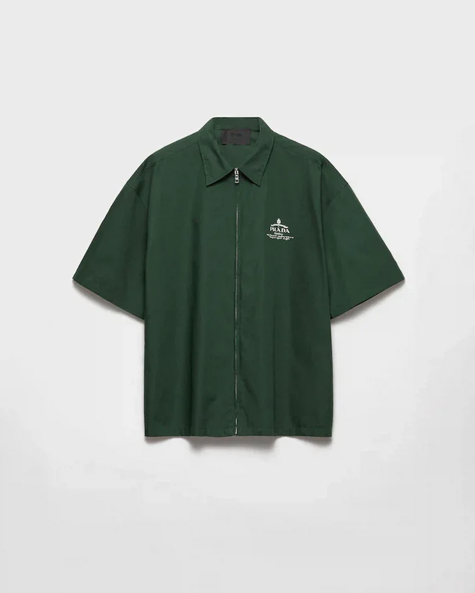 Camisa técnica de algodón de manga corta Camisa técnica de algodón de manga corta