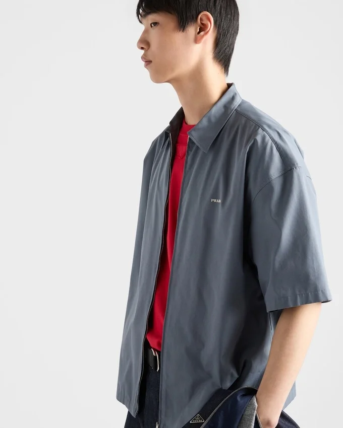 Camisa técnica de algodón de manga corta Camisa técnica de algodón de manga corta