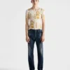 Camiseta de algodón con estampado floral Camiseta de algodón con estampado floral